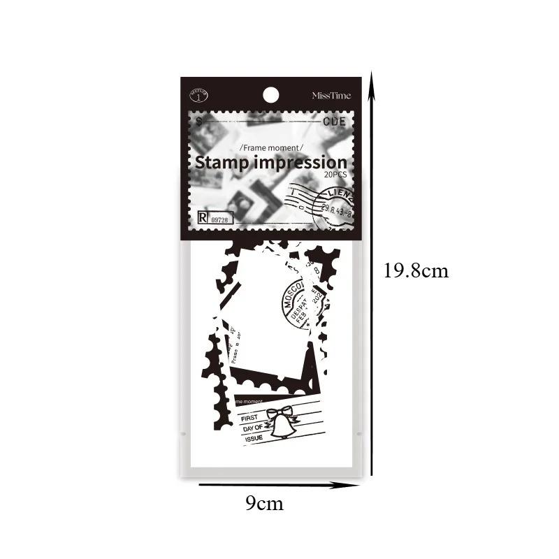 20 шт. Декоративные наклейки для питомцев Серия «Кино времени» Винтажный киносправочник Этикетка для скрапбукинга Дневник, альбом, телефон, планировщик