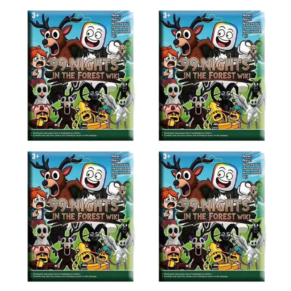 99 Nights in The Forest Action Figure Deer Owl Goat Blind Box Desktop Decoration Model Ornaments Fans Mystic Christmas Gifts