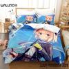 I Wonder Egg Priority Комплект постельного белья Single Twin Full Queen King Size Комплект постельного белья для взрослых и детей Спальня Пододеяльники Наборы Аниме Кровать