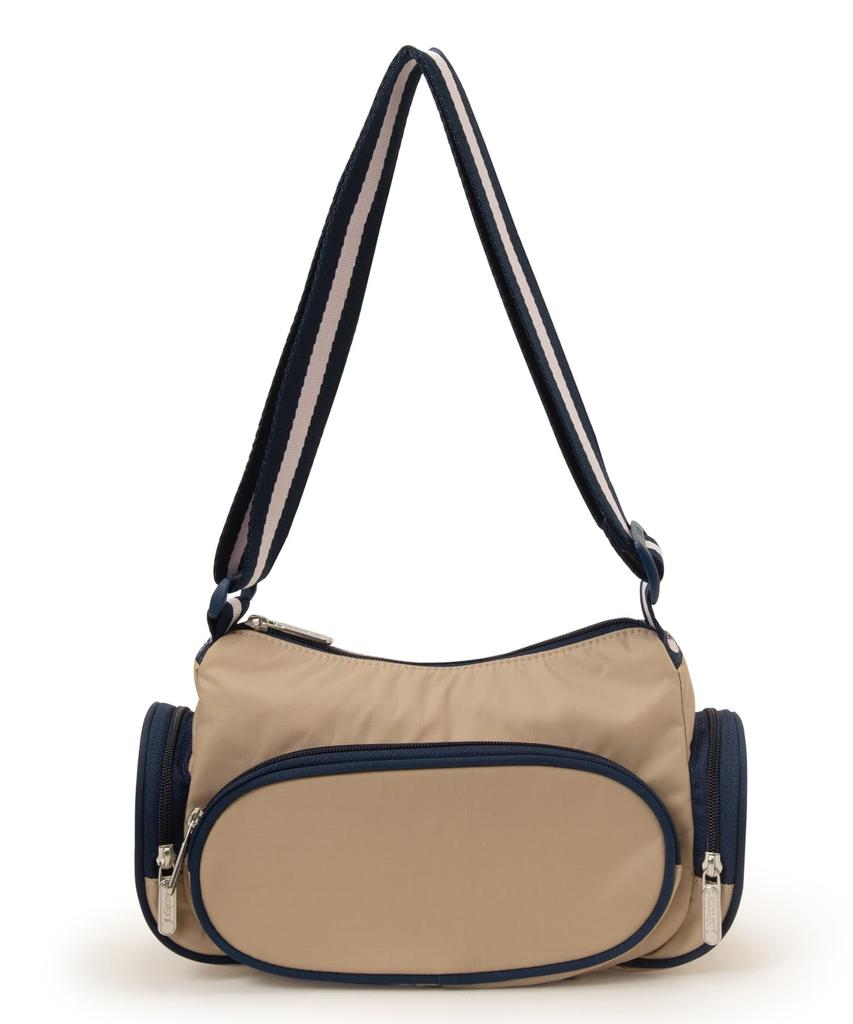 Сумка через плечо 3 КАРМАНА НА ПЛЕЧО 1830 Spectator Bone Navy [LeSportsac] [Официальная] / / /
