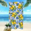 Summer Beach Towel Lemon Print Quick-Drying Bath Towel Outdoor Summer Swimming Bath Towel Sports Towel