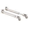 2 Pcs RC Drive Shaft Stainless Steel M4 for 1 10 RC Crawler for Traxxas for Axial SCX10 II 113mm