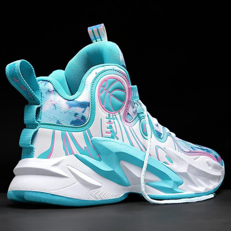 Детская спортивная обувь мужская обувь осень и зима 2025 новая мягкая подошва беговые баскетбольные кроссовки для детей среднего и старшего возраста мальчиков модная обувь