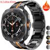 Ремешок из нержавеющей стали для Samsung Galaxy Watch Ultra 2025 Металлический ремешок без зазоров Для Samsung Galaxy Ultra 47 мм Мужской браслет