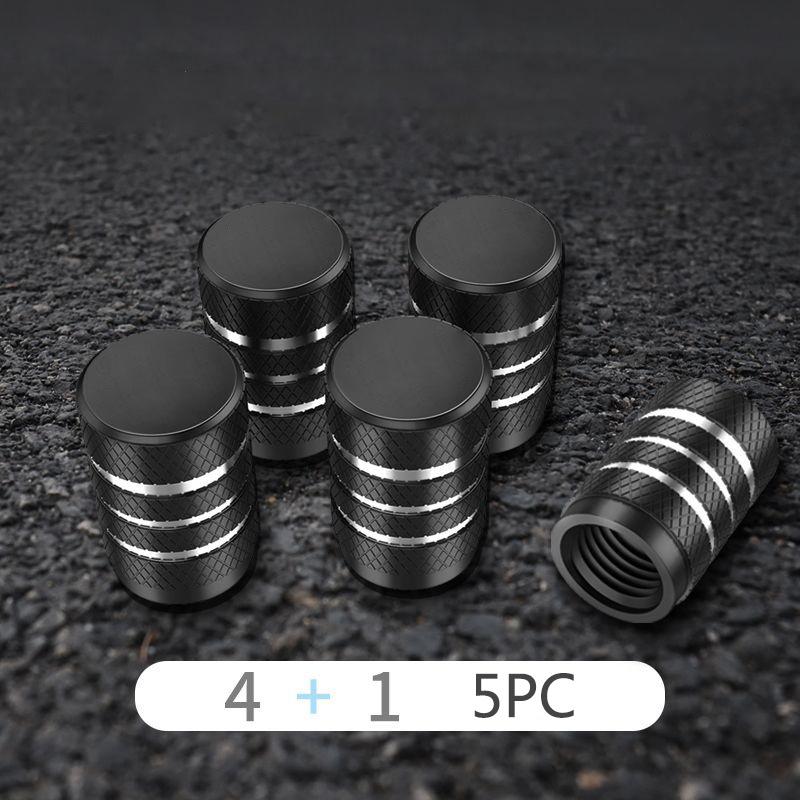 FGO2 New 2025 5Pcs Styling Wheel Tire Valve Air Stem Cap Duust Covers For Mercedes Benz W206 Class C200L CLA GLA W203 W220 W213 W211
