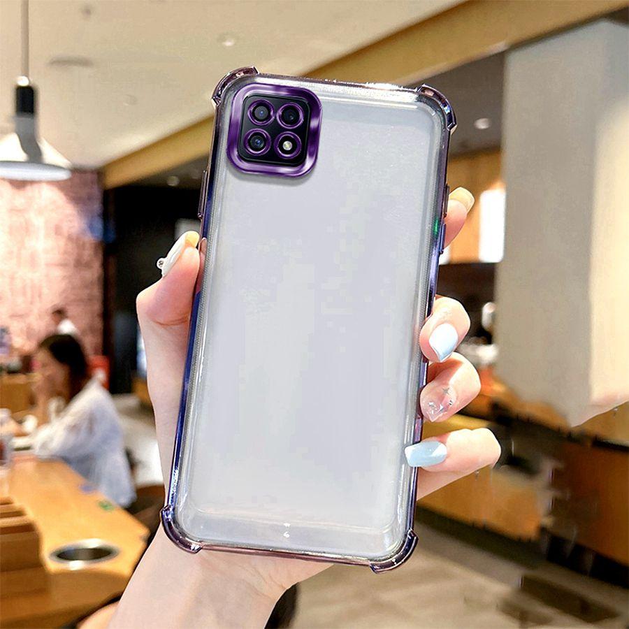 Противоударный чехол для объектива для OPPO A94 A40 A60 A17K Find X5 Realme Reno13 Vivo V21 5G V23 V25 Pro V27 V29 V30 V40 SE V29E V25E V27E Гальванизированный силиконовый чехол