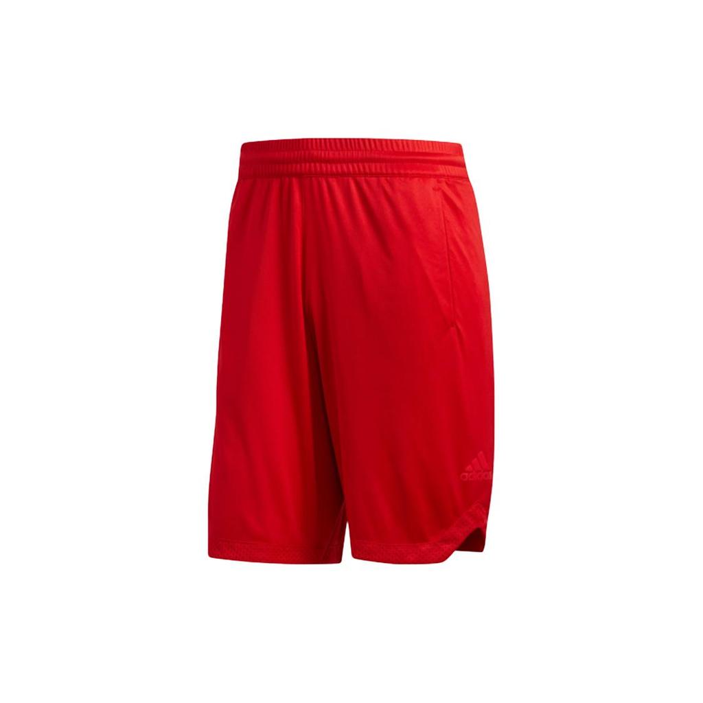 Adidas Basketball Shorts Men's Light Scarlet Moderate Straight Fit Pants DZ0847