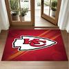 Ковер из кристаллического велюра с дизайном Kansas City Chiefs, мягкий декоративный коврик для спальни, прихожей