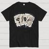 Spaceship Poker Cotton Summer Casual Cool Loose T-Shirt