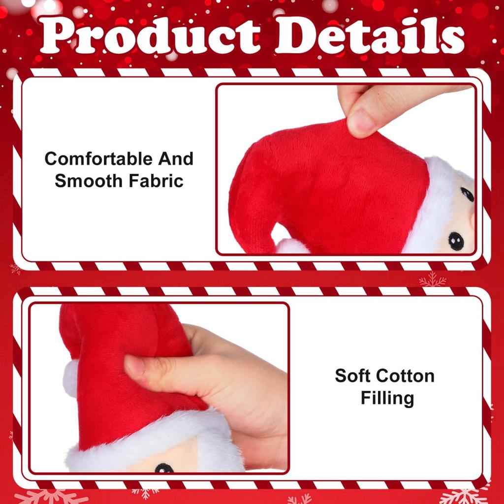 TOYMYTOY 22cm Christmas Plush Santa Claus Toy Birthday Christmas Eve Gift Doll, Gift, (Santa Claus)