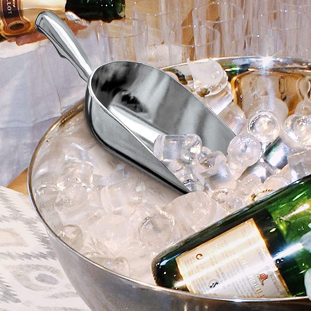 Прочные алюминиевые хозяйственные совки, совки для льда, алюминиевый сплав, лопата для льда для зерна, совок для льда