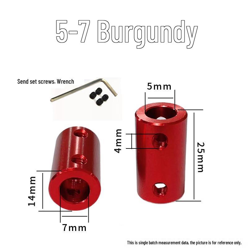 Aluminum Alloy Motor Lead Screw Reducer Connector for Model Cars and Boats