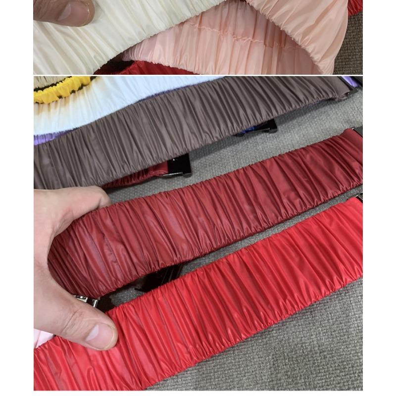 Новая пуховая ткань, гладкий эластичный пояс, плиссированная эластичная поясная вставка, женский широкий пояс-стотник с пухом