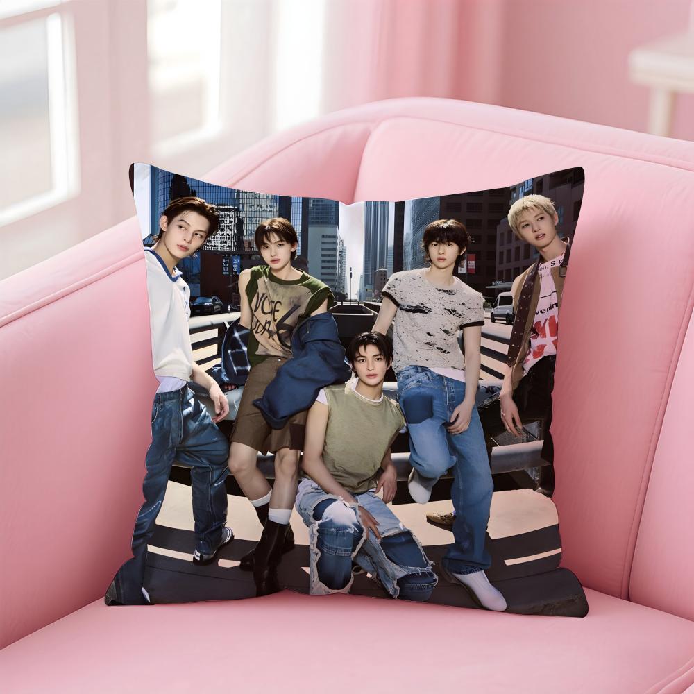 Korean Handsome Boy Group CCortis Cushion Cover Pillow Case Soft Skin Friendly Fabric Concealed Zipper