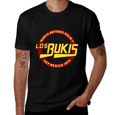 Футболка Los Bukis черная с графическим принтом рэпера дешевые вещи смешные футболки для мужчин