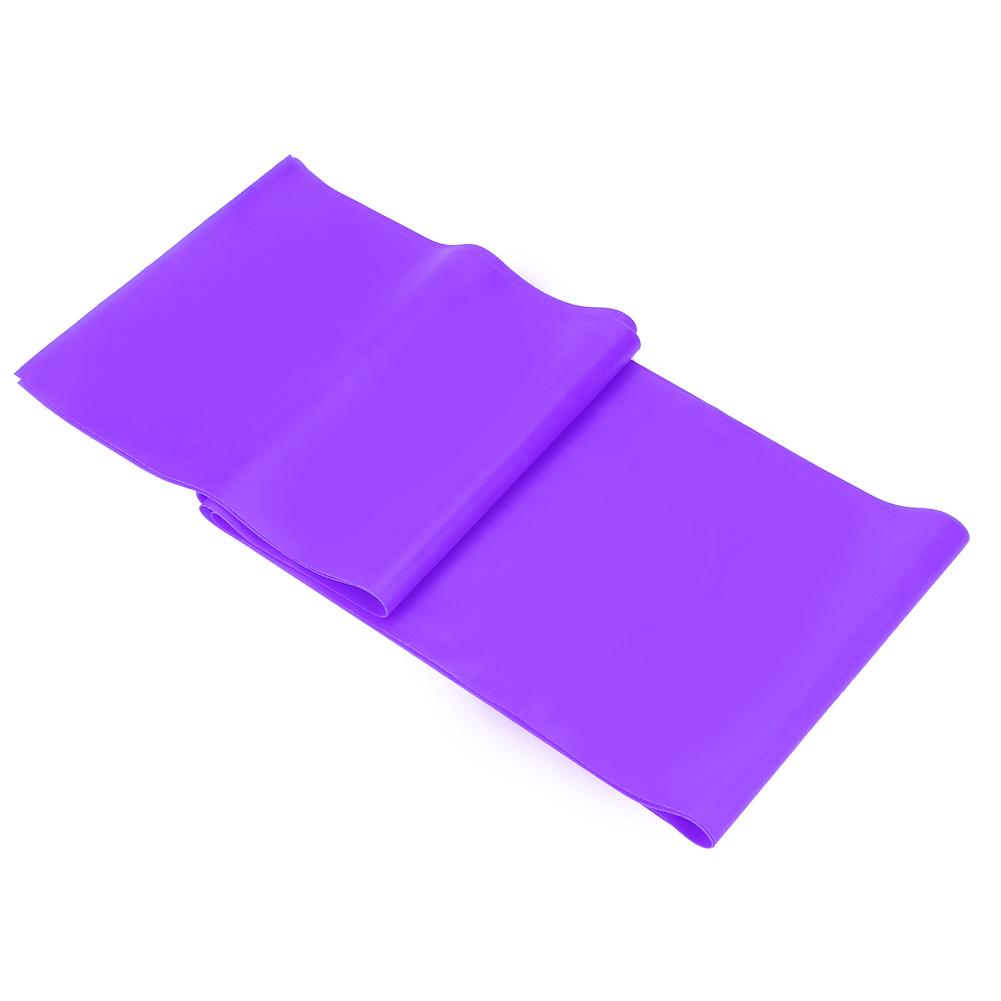 2 м эластичный ремень для йоги, эспандер, фитнес-упражнения, пояс для тренировок, аксессуар(фиолетовый)