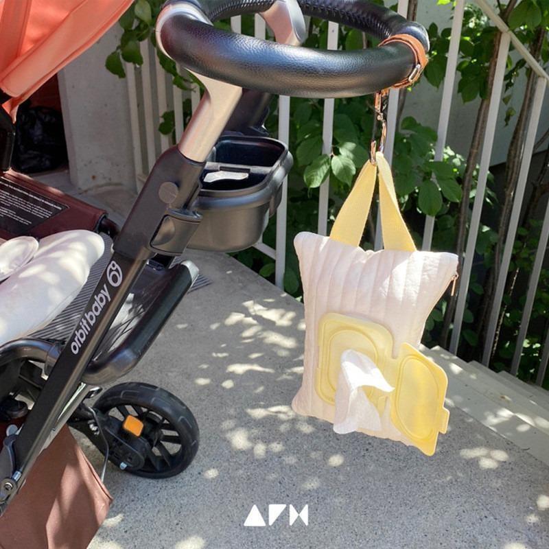 Вышитый чехол для детской коляски Съемный чехол для салфеток Держатель для бумаги Коробка для хлопковых салфеток Удобный мешок для хранения влажных салфеток