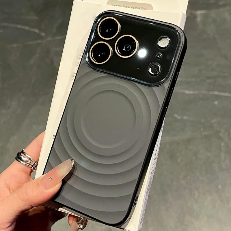 Премиальный глянцевый чехол для камеры однотонный Для For Iphone 17 16 15 Pro Max Для Жидкий силикон Волна Ударопрочный Конфетный Capa