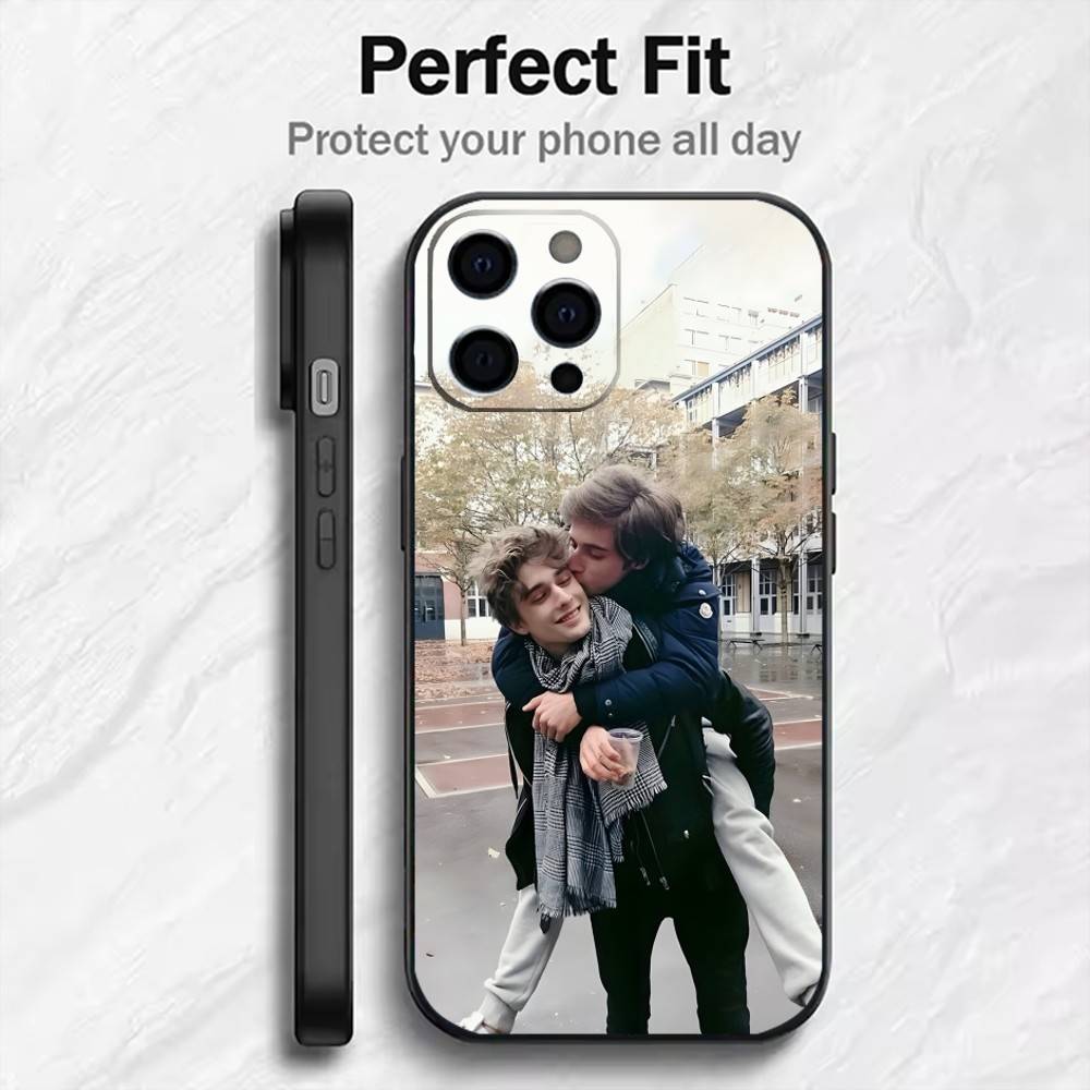SKAM F-France S-Сезон Чехол для телефона для iPhone17,16,15,14,13,12 Plus,Max Мягкий Силиконовый Черный Чехол
