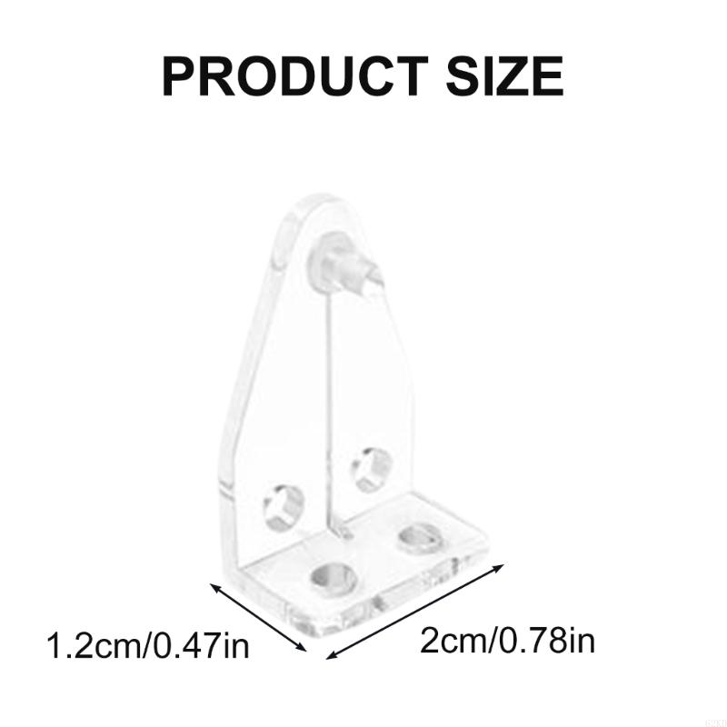 62KD 20Pcs Blind Hold Down Brackets Clear Clips Easy Installation Curtain Repair Part