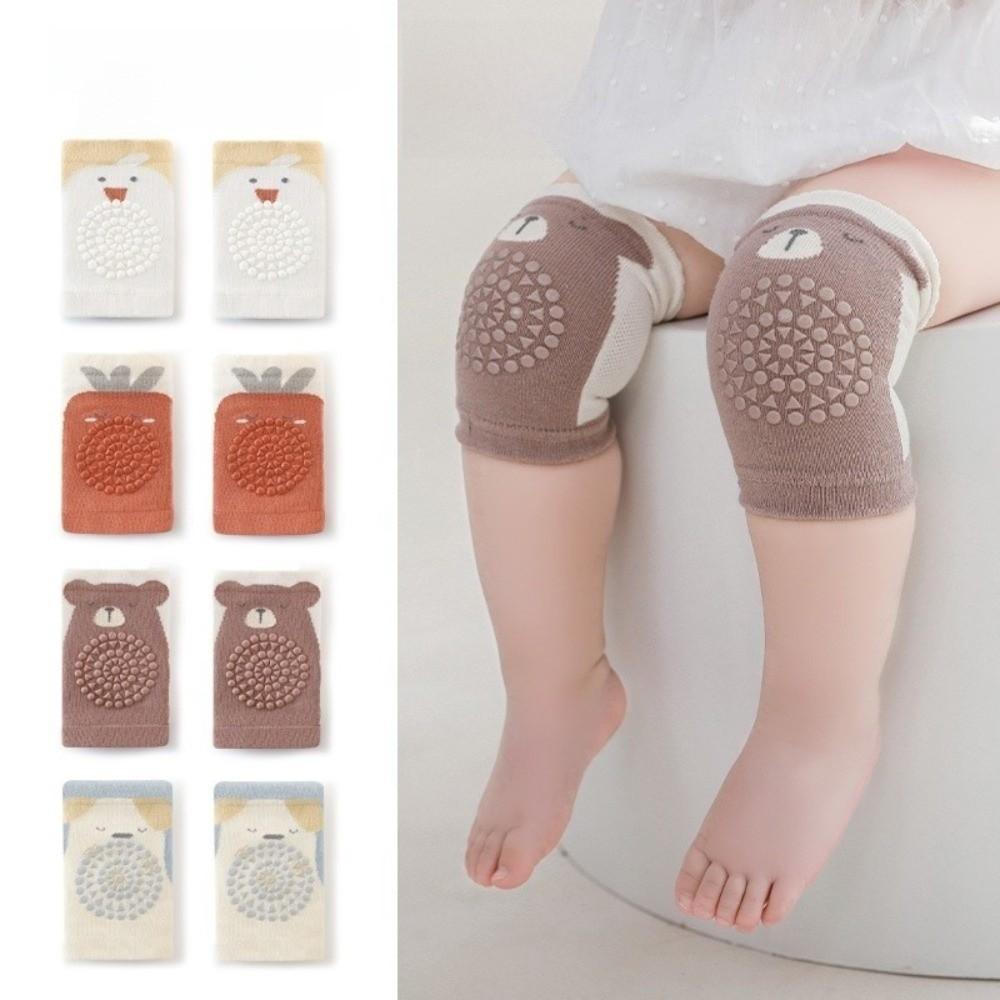 Soft Knit Cotton Baby Knee Pads Summer Thin Crawling Protector Infant Knee Protector For Infant