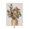 Nordic Simple Decoration of Flower Arrangement Vases Painting Art Aisle Living Room Picture Wall Poster Modern Canvas Print