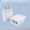 Новое зарядное устройство для мобильного телефона PD20W+2.4A с четырьмя портами, специально для американского рынка, многопортовый USB-адаптер для быстрой зарядки A+C