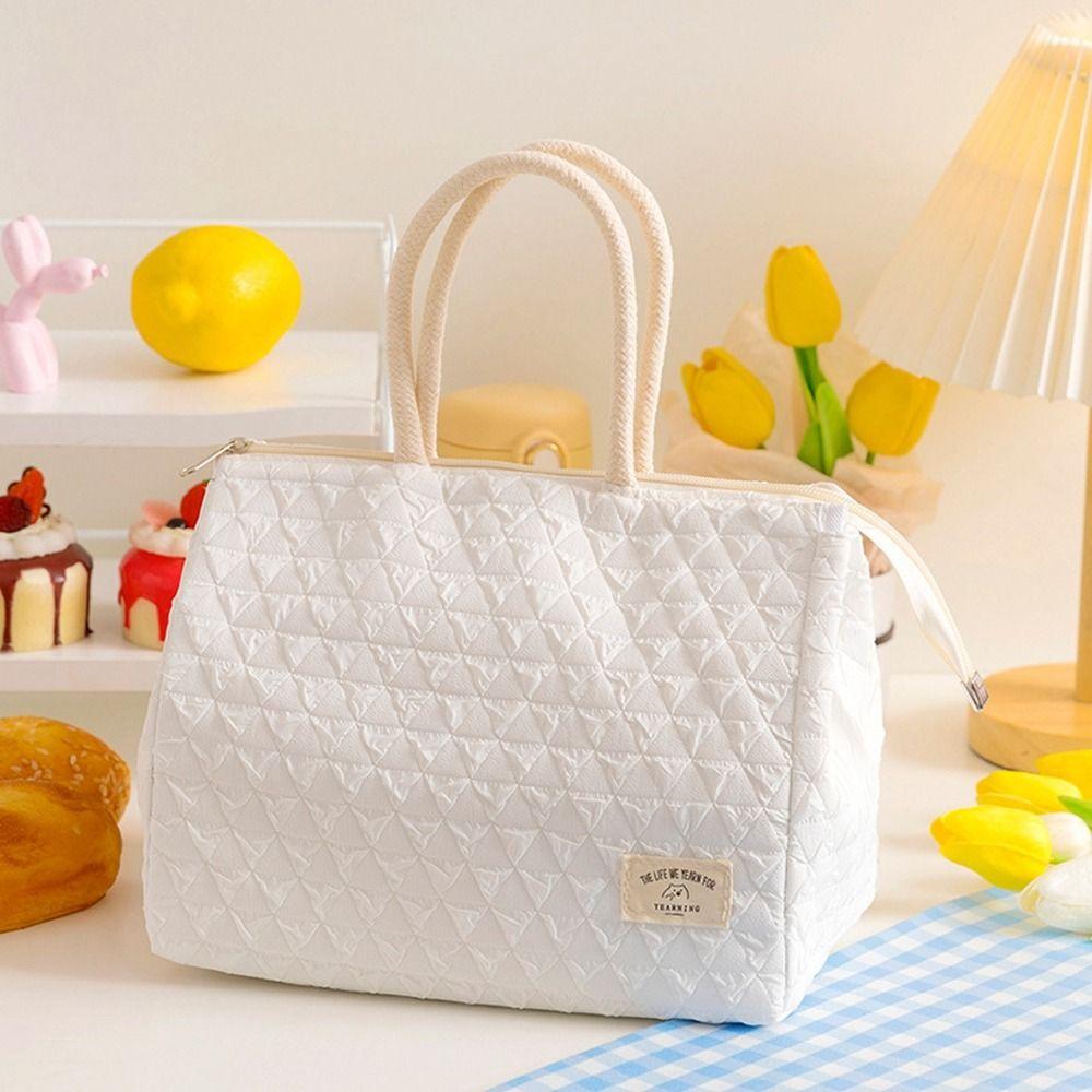 Large Capacity Storage Bags Nylon Meal Bag Grocery Bag Tote Bag Lunch Box Lunch Bag Lunch Organizer