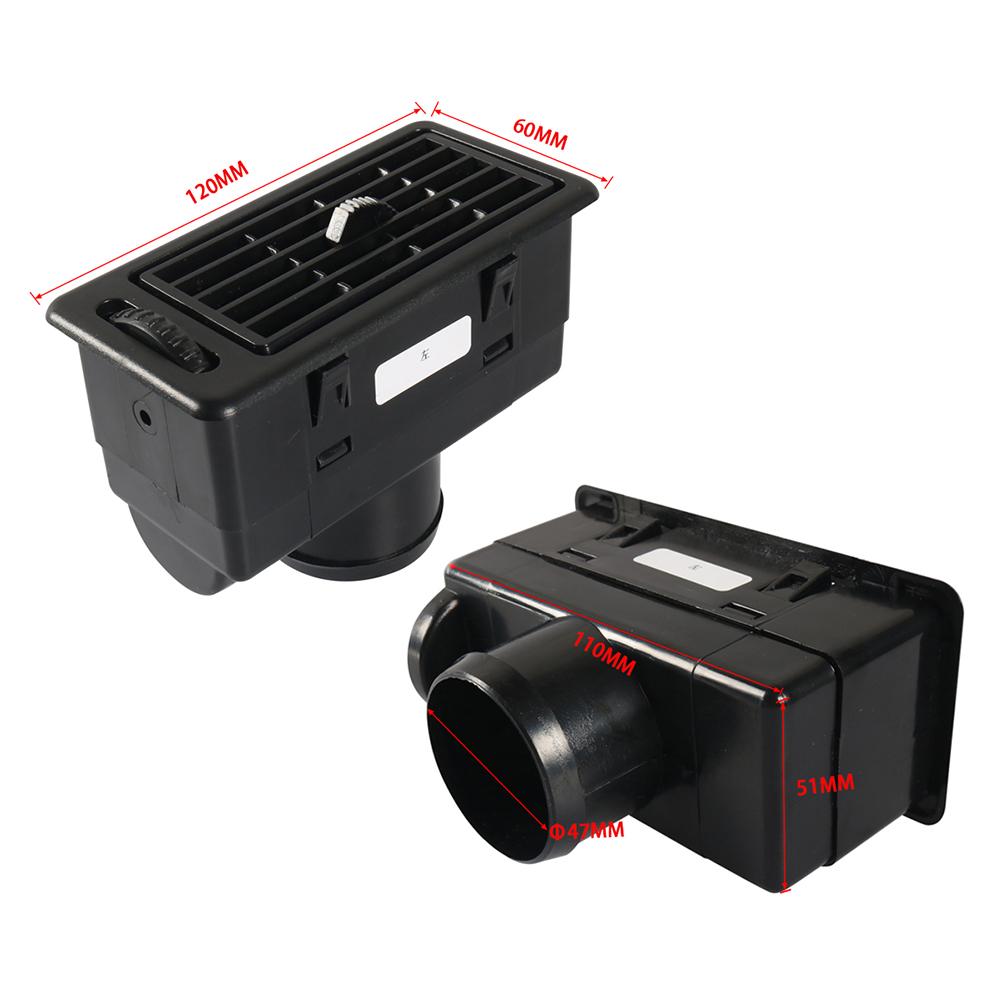 Air Vent Replacement Heat AC Dash Ventilation Outlet Dashboard Air Conditioning Outlet for Truck RV Camper Caravan