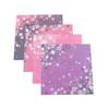 60PCS Square Origami Paper Double Sides Cherry Blossom Folding Colorful Sakura Papers Kids Handmade DIY Scrapbooking Craft Decor