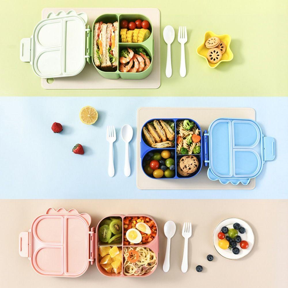 Food Container Food Picnic Box Portable Lunch Container Cute Cartoon Dinosaur Lunch Box Picnic