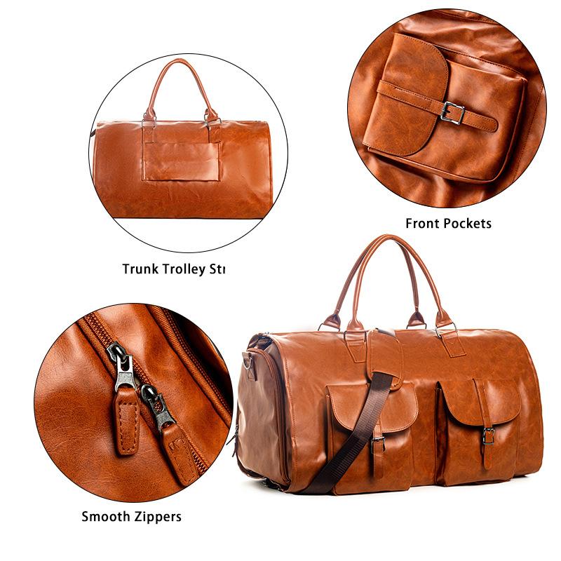 New Convertible Travel Bag Garment Bag Luggage Bag 2 In 1 Hanging Handbag Suit Business Travel Bag