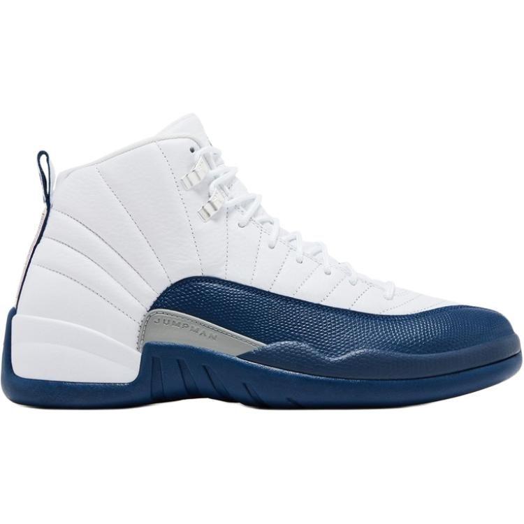 Jordan Баскетбольные кроссовки Air Jordan 12 Low White/French Blue/Metallic Silver/Team Red Унисекс 153265-114