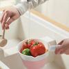 Многофункциональный складной ковш для воды Кухонная силиконовая ложка для купания, мытья волос Портативный дорожный для улицы Фрукты Овощи