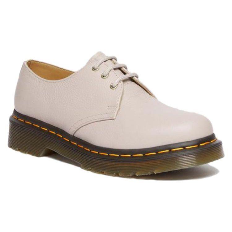 Dr. Martens 1461 Кожаные Повседневные Низкие Кеды Унисекс Обувь Серая Коричневая 30923348