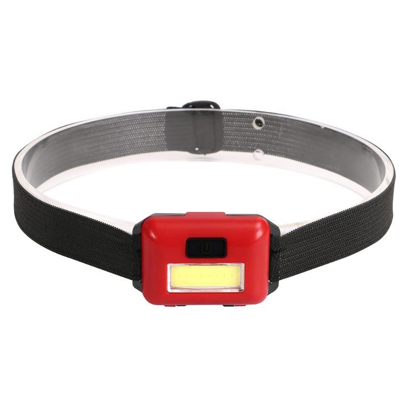 COB Mini Headlamps Портативный светодиодный налобный фонарь с 3 режимами наружного освещения для кемпинга, пешего туризма, рыбалки, велоспорта