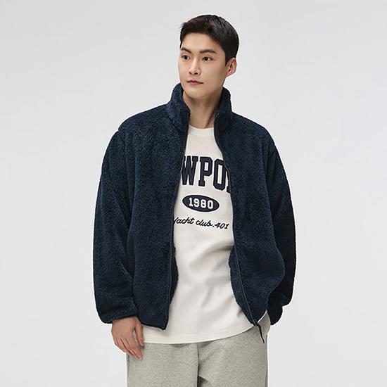 Spao Basic Purple Fleece Zip-up SPFZF4TC01