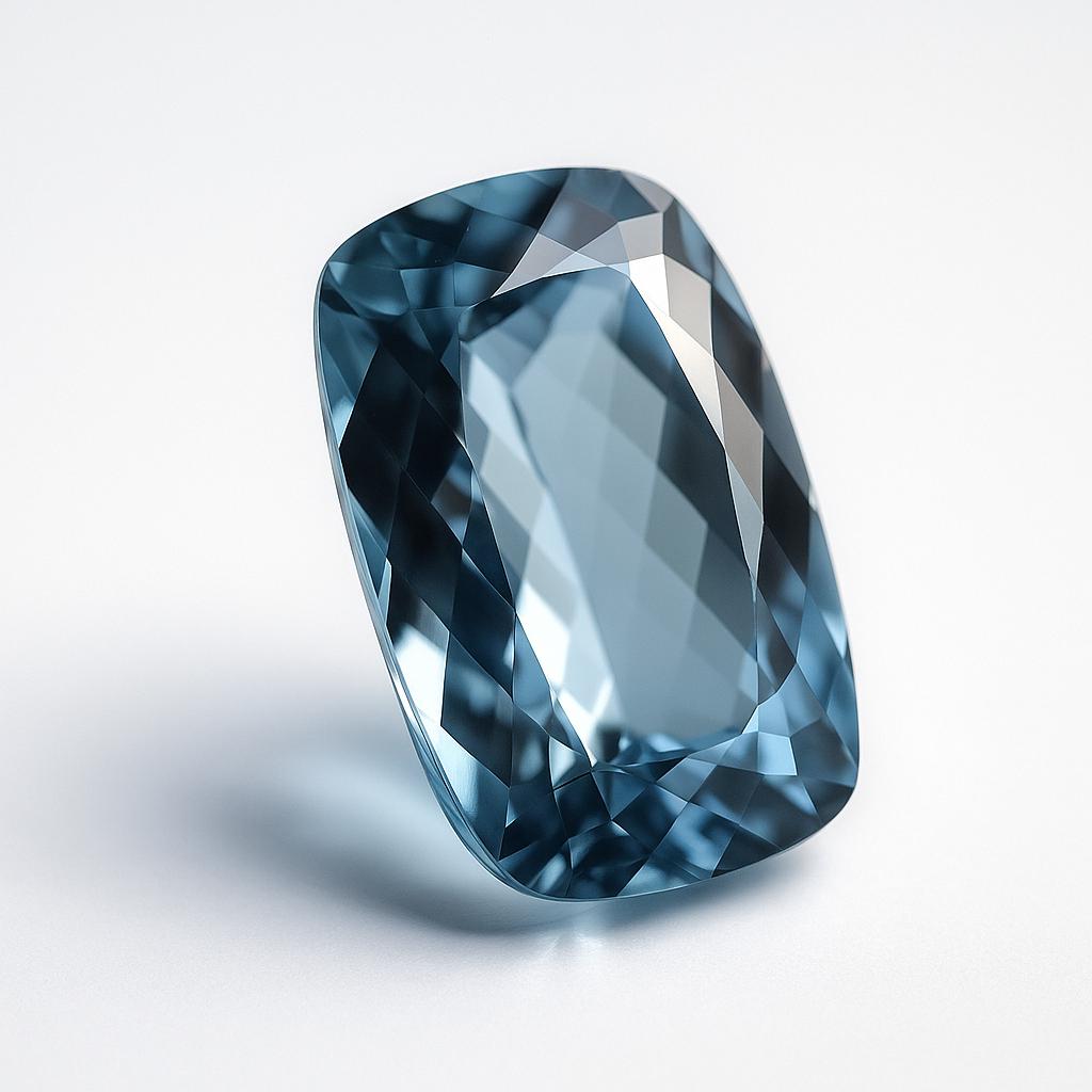 Natural Blue Sapphire Loose Gemstone Ceylon 10.20 ct Cushion Cut September Birthday Birthstone