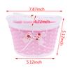 Bicycle Basket Front Bag Bike Bowknot Front Basket For Children Girl Cycling