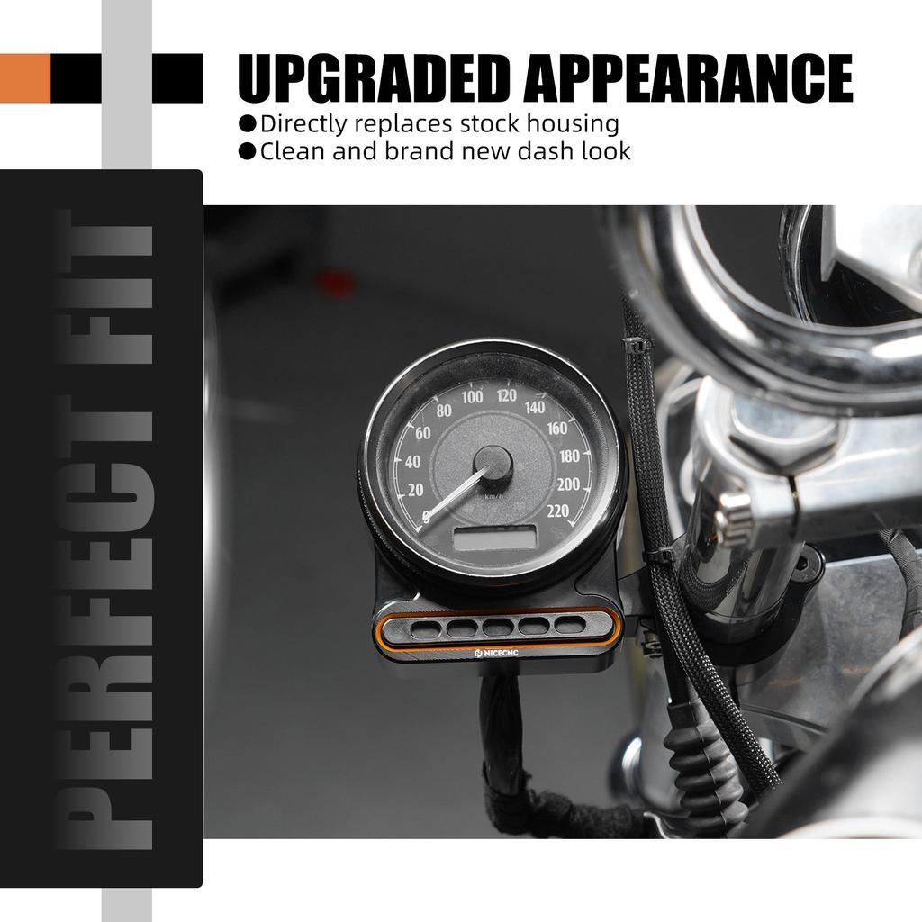 Side Speedometer Relocation Cover Instrument Mount For Harley Sportster 883 /1200 Iron 883 XL883N 1200 XL1200NS Forty Eight