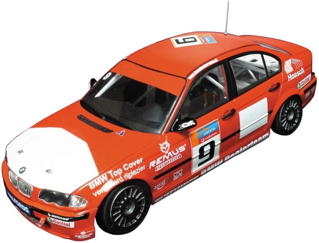 Racing Series BMW 320i E46 DTCC 2001 Winner Belt Plastic Model PN24007PH Platts/NuNu 1/24 w/Seat