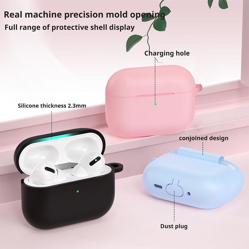 Для чехла AirPods Pro 3, Полный защитный чехол-накладка, совместимый с Apple AirPods Pro 3-го поколения. Беспроводной Bluetooth чехол для наушников