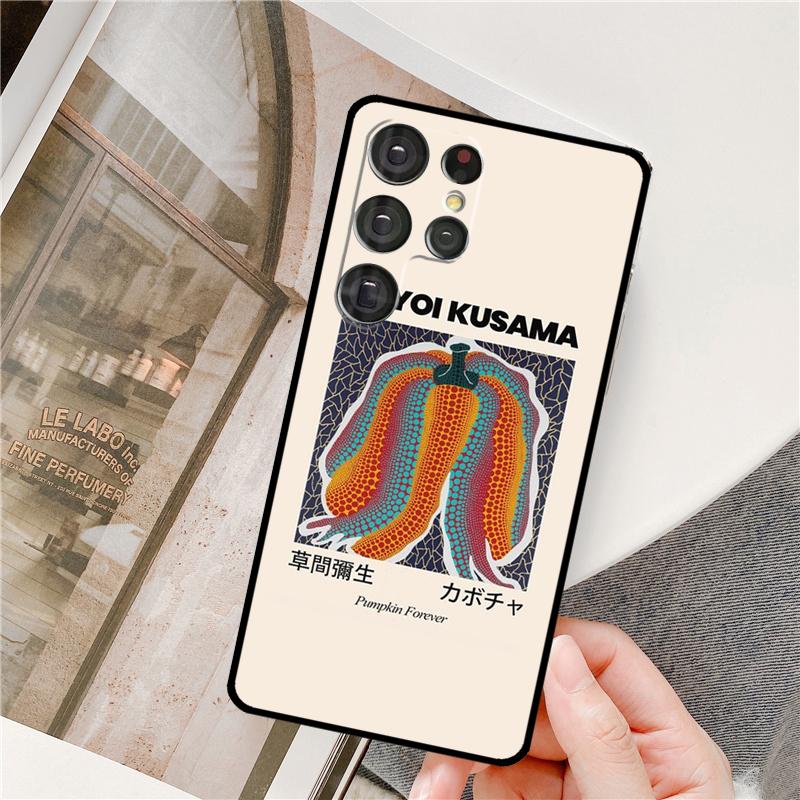 Чехол для телефона с рисунком «Тыква» Яёи Кусамы для Samsung Galaxy S23 S22 Ultra Note 20 Note 10 S8 S9 S10 Plus S20 FE S21 Ultra