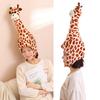 3D Шапка Жирафа для Взрослого Ребенка Мультяшная Шапка Животного Вечеринка Головной Убор Фестиваль Праздник Фото Шапки Костюм Украшения для Волос