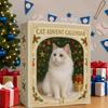 Cat Advent Calendar 24 Days Christmas Countdown Calendar Cute Acrylic Kitten Ornaments Holiday Decor for Cat Lovers