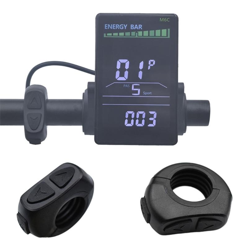 Electric Display Panel Scooter Speed Monitor,LCD Panel Screen for Electric Bikes, 24V 36V 48V 60V Universal LCD Display