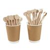 100 Pcs Disposable Coffee Stirrer Sticks Round Head Coffee Swizzle Stick  Drink Shop
