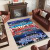 Manchester City Customize Text Area Rug Design for Game Room Dormitory Dining Room Kitchen Antislip Carpet Office home decor Gift for Festivals