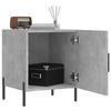 Maison Exclusive - Tables de chevet 2 pcs gris béton 40x40x50 cm bois d’ingénierie
