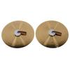 1 Pair Hand Cymbal 16 Inch High Hardness Alloy Hand Cymbal Percussion Instrument for Band